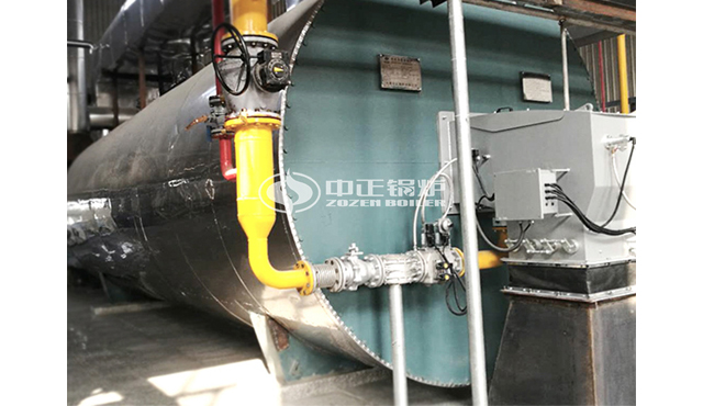 山東魯花1200萬大卡YQW燃?xì)馀P式導(dǎo)熱油鍋爐項目